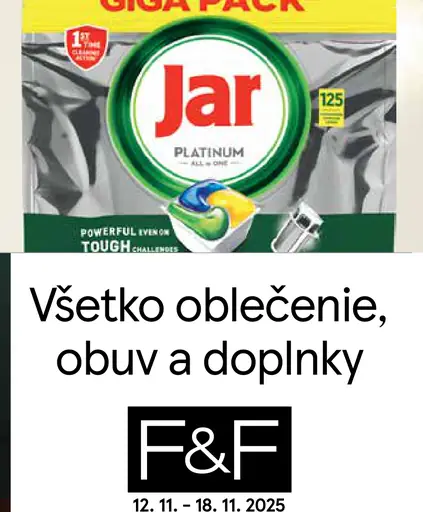 Jar Tablety do umývačky