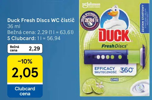 Duck Fresh Discs WC čistič