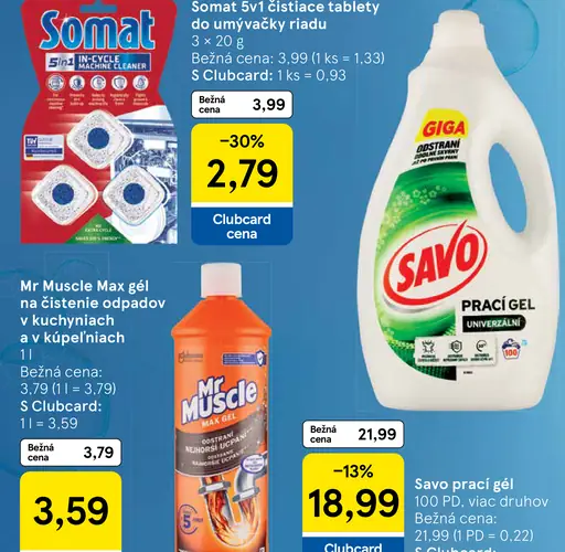 Somat 5v1 čistiace tablety do umývačky riadu