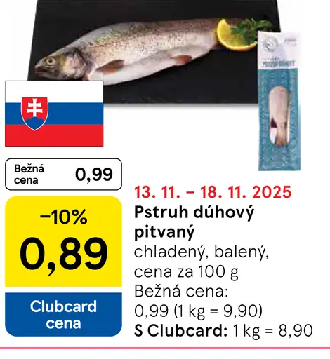 Pstruh dúhový pitvaný