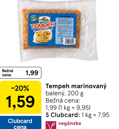 Tempeh marinovaný balený