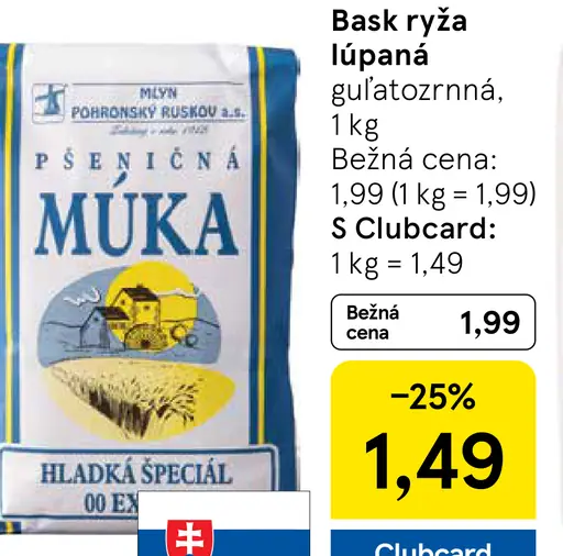 Bask Guľatozrnná ryža lúpana