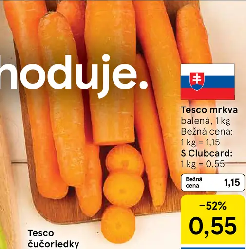 Tesco mrkva