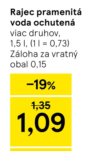 Rajec Pramenitá voda sýtená