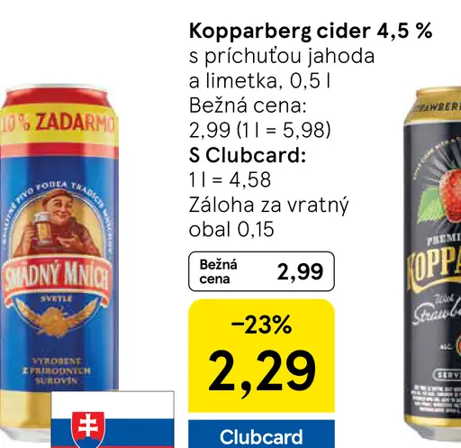 Kopparberg cider 4,5 %