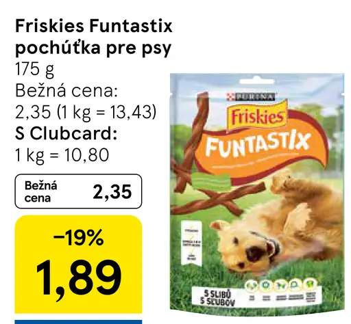 Friskies Funtastix krmivo pre psov