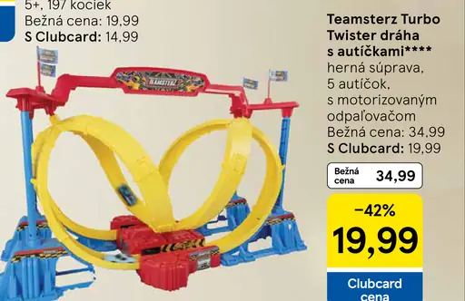 Teamsterz Turbo Twister dráha s autíčkami