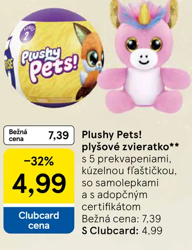 Plushy Pets! plyšové zvieratko