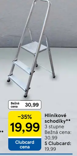 Hliníkové schodíky