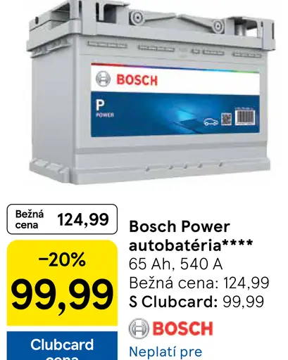 Bosch Power autobatéria