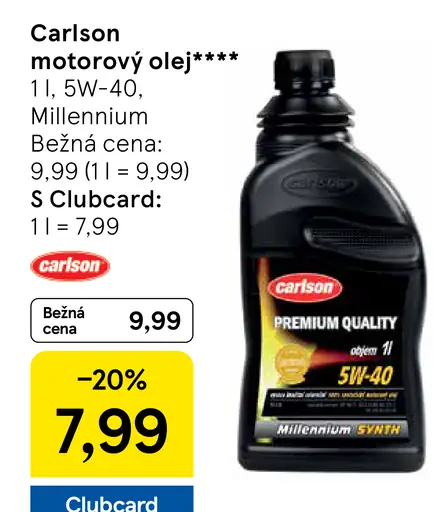 Carlson motorový olej