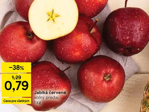 Červené jablká