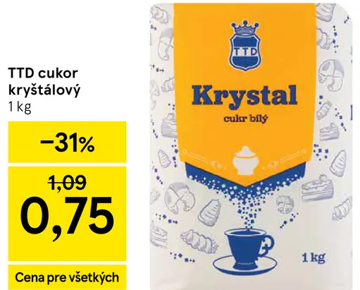 TTD Cukor kryštálový
