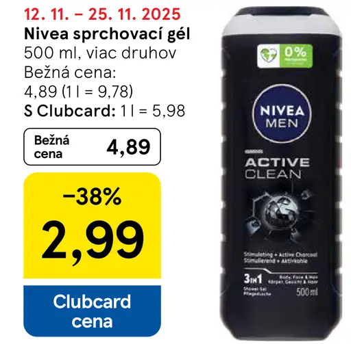 Nivea sprchovací gél