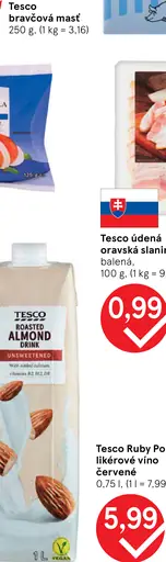 Tesco údená oravská slanina