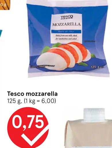 Tesco mozzarella