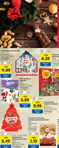 Kinder Mini adventný kalendár