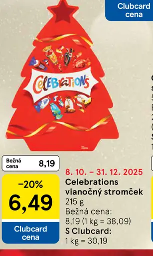 Celebrations vianočný stromček