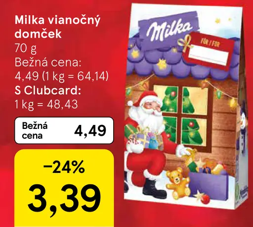 Milka Vianočný Domček