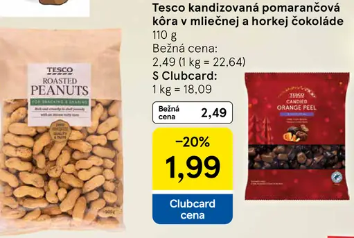 Tesco arašidy nelúpané