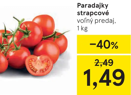 Paradajky strapcové