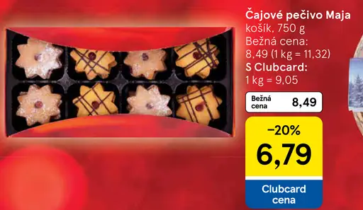 Čajové pečivo Maja