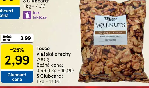 Tesco pekanové orechy