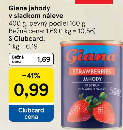 Giana jahody v sladkom náleve