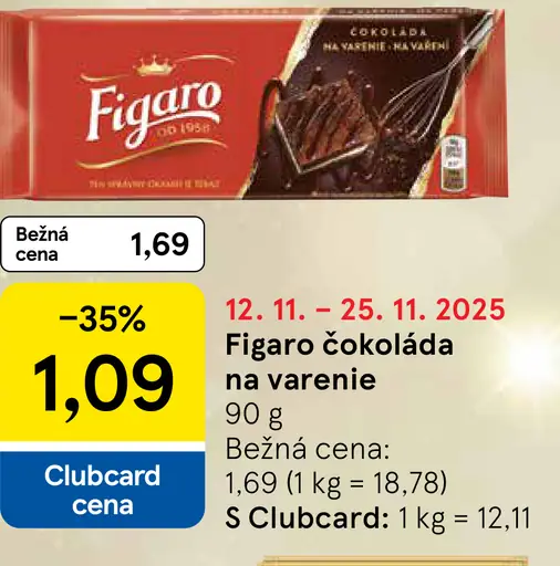 Figaro Čokoláda na varenie