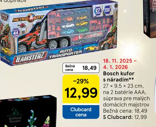 Bosch kufor s náradím