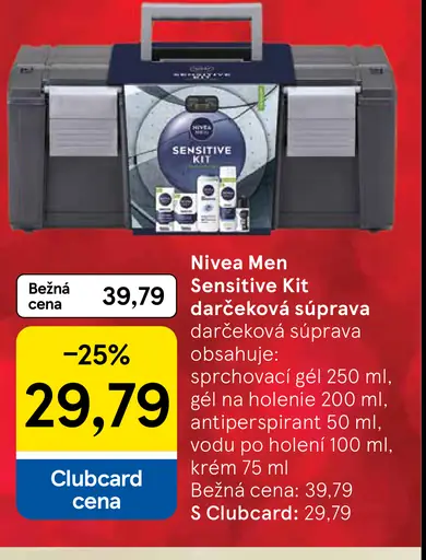 Nivea Men Sensitive Kit darčeková súprava