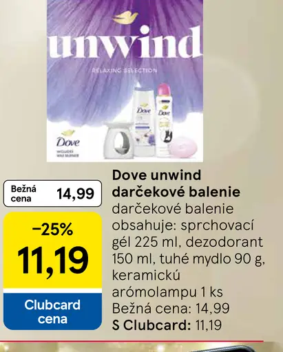 Dove unwind darčekové balenie