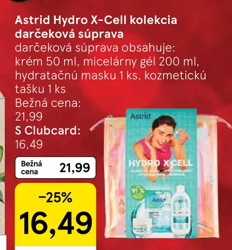 Astrid Hydro X-Cell darčeková sada