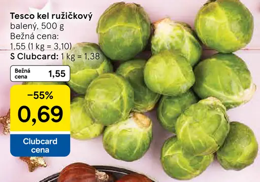 Tesco kel ružičkový