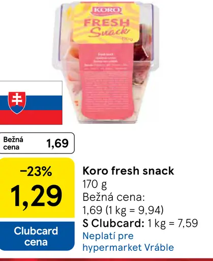 Koro fresh snack
