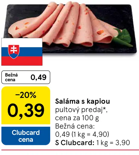 Saláma s kápiou