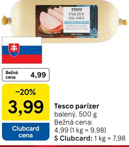 Tesco parizer