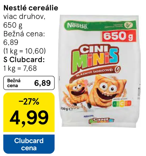 Nestlé cereálie