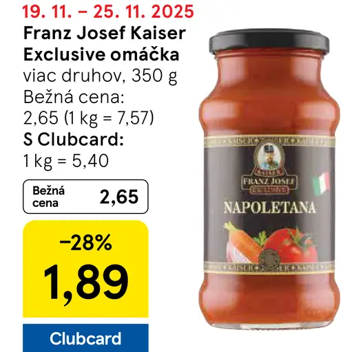 Franz Josef Kaiser Exclusive omáčka