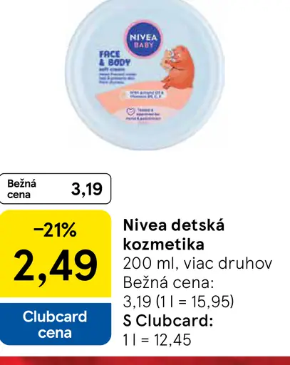 Nivea detská kozmetika
