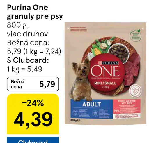 Purina One granuly pre psy
