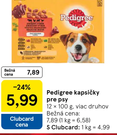 Pedigree kapsičky pre psy