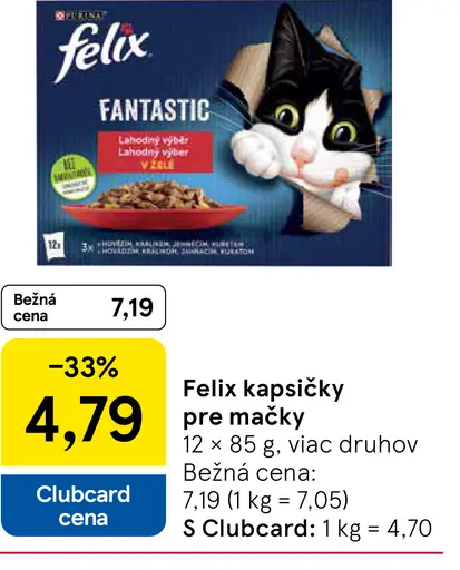 Felix kapsičky pre mačky