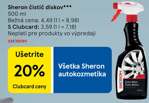 Sheron čistič diskov