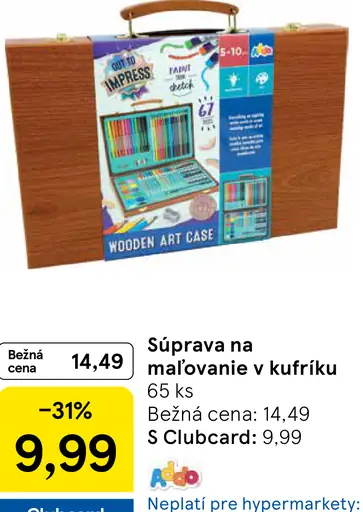 Súprava na maľovanie v kufríku