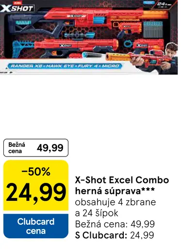 X-Shot Excel Combo herná súprava