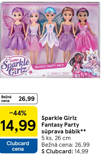 Sparkle Girlz Fantasy Party súprava bábik