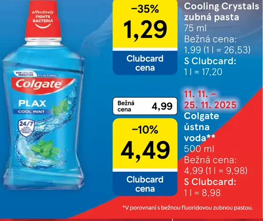 Colgate ústna voda