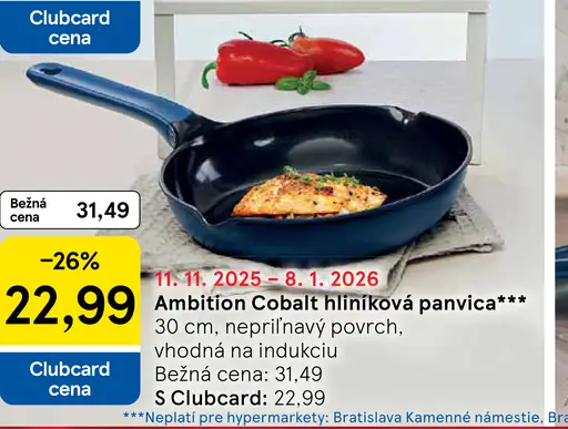 Ambition Cobalt hliníková panvica