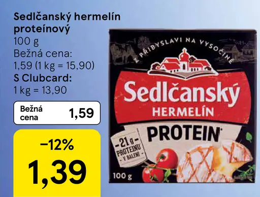 Sedlčanský Protein hermelín